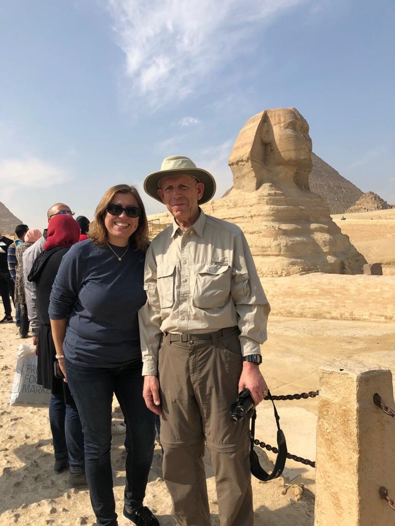 Our Dr. Stamatia Destounis is with Dr. Ed Sickles (UCSF) in Egypt lecturing and training other radiologists &amp; imaging specialists at the Egyptian Society of Women's Health Women's Imaging Update 2019.