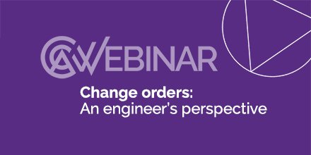 Get perspective on change orders! Attend a webinar
organized by <a href="/ConstructionCAN/">Canadian Construction Association</a>’s Trade Contractors Council on February
21. attendee.gotowebinar.com/register/68558…