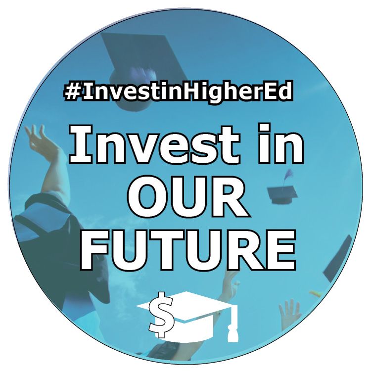 NSURiverHawks's tweet photo. It’s Higher Ed Day at the Capitol – let’s recognize the value of investing in public colleges &amp; universities. More degrees = stronger workforce, stronger economy. #InvestinHigherEd https://t.co/FyOodHRiD1