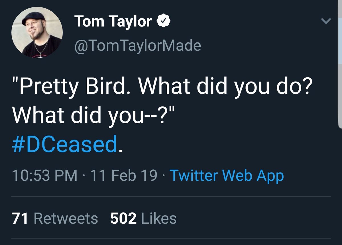TheCSIrregulars's tweet photo. Just what is #DCEASED? And what in the world is @TomTaylorMade planning?!?! https://t.co/qfNGOAv3NI