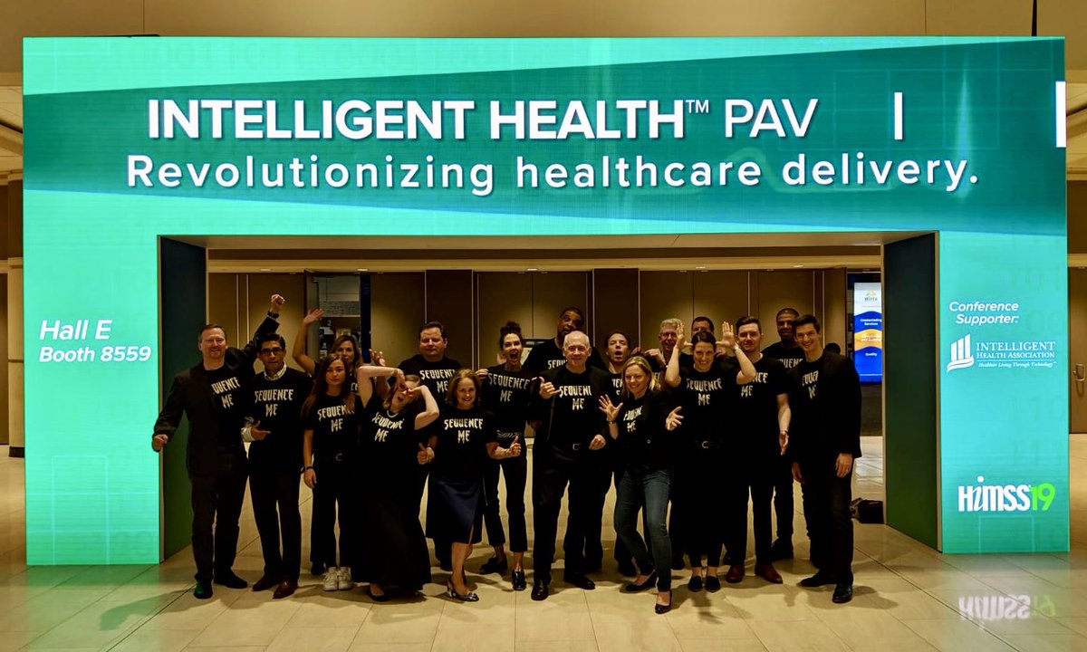 bryceolson's tweet image. Empowering patients to fight cancer differently! AI &amp;amp; Genomics. @IntelHealth #SequenceMe. #HIMSS19