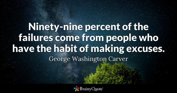 We either find a way or we find an excuse. Which will you choose to do today? #BeGreatEHS
