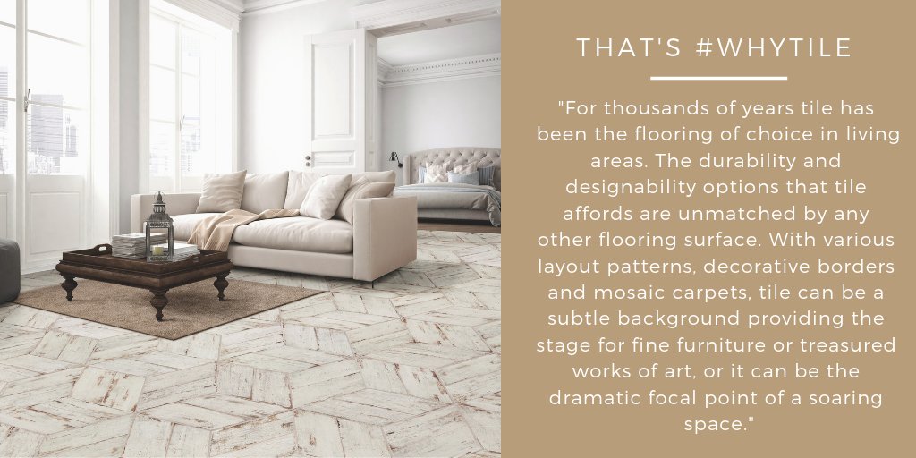 SomertileNJ's tweet image. Tile is the ideal choice for any space. #WhyTile #TileTip #TuesdayThoughts