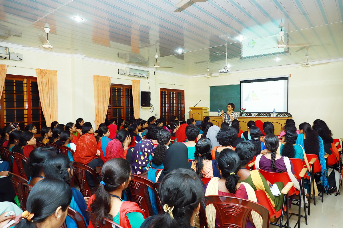 aekabiochem's tweet photo. In relation with International Day of Women &amp; Girls in Science (11th Feb) this year, we had the pleasure of leading a 1-day workshop at St. Joseph's College, Irinjalakuda, for more than 100 brilliant young women in the life sciences <3 

#WomenInSTEM #TeamAeka #WomenScienceDay https://t.co/6b0PBJRrNs