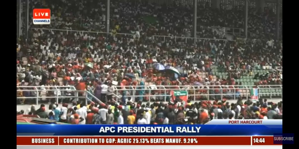 MrUgboma's tweet photo. #PMBinRivers and then they all came out to see and support @MBuhari to take Nigeria to the #NextLevel #PMBInPH #NigeriaDecides2019 https://t.co/nLc40zm4if