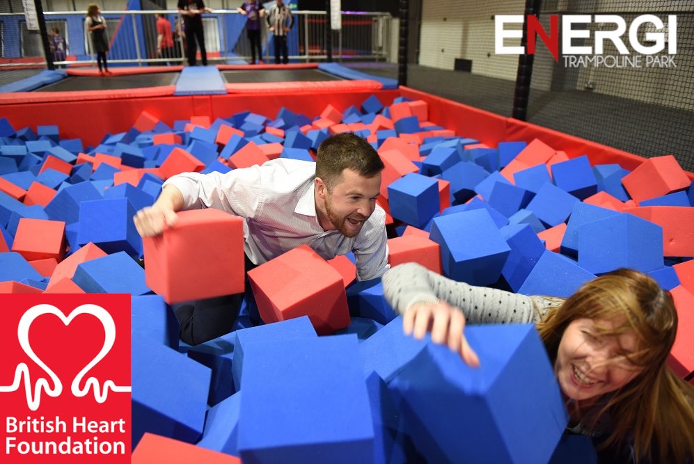 It’s #NationalHeartMonth Did you know that the heart is said to be the hardest working muscle in the body? And a great way to strengthen your heart is through exercise such as bouncing on a trampoline! Head to Energi York &amp; get your heart pumping! energi-services.brightlime.com/login/