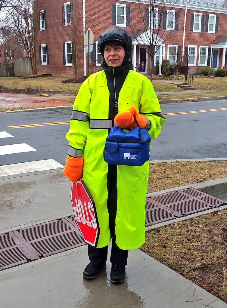 APSsaferoutes's tweet photo. It's Day 2 of @APSVirginia #CrossingGuardAppreciation Week, and what a lovely day it is! Check out these snapshots of @APSsaferoutes soggy gift bag deliveries to our fearless @ArlingtonVaPD #CrossingGuards from Day 1 and 2! 
How are you showing your CG appreciation this week? https://t.co/JPjfQ9fuKM