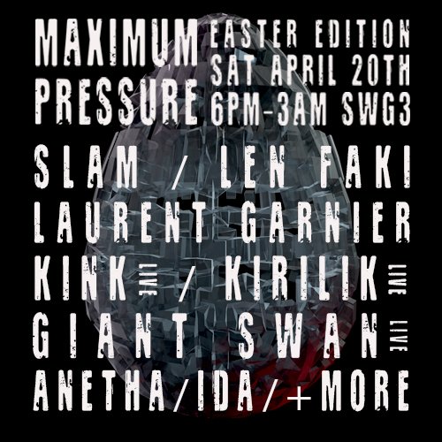PressureGlasgow's tweet image. COMPETITION! Treat a loved one to a thrilling date night at the next Maximum Pressure Easter 2019! Simply RT!! We’ll pick a winner on Valentine’s day! @SWG3glasgow @SLAMdjs @LenFaki @laurentgarnier @KiNK303 @GiantGiantSwan