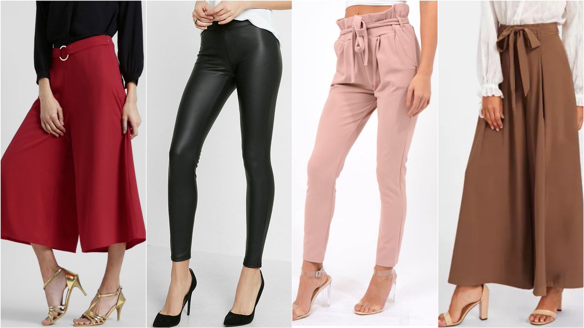 comeriverwears's tweet photo. Latest Bottom Wear trends for women
Jeans, made of denim, are a form of bottom wear for casual wear, originated in India, now worn all over the world. But now many other trousers and skirts come into trends and fashion industry. Various kinds of bottom wears have been designed https://t.co/Do7Yv3uuwb