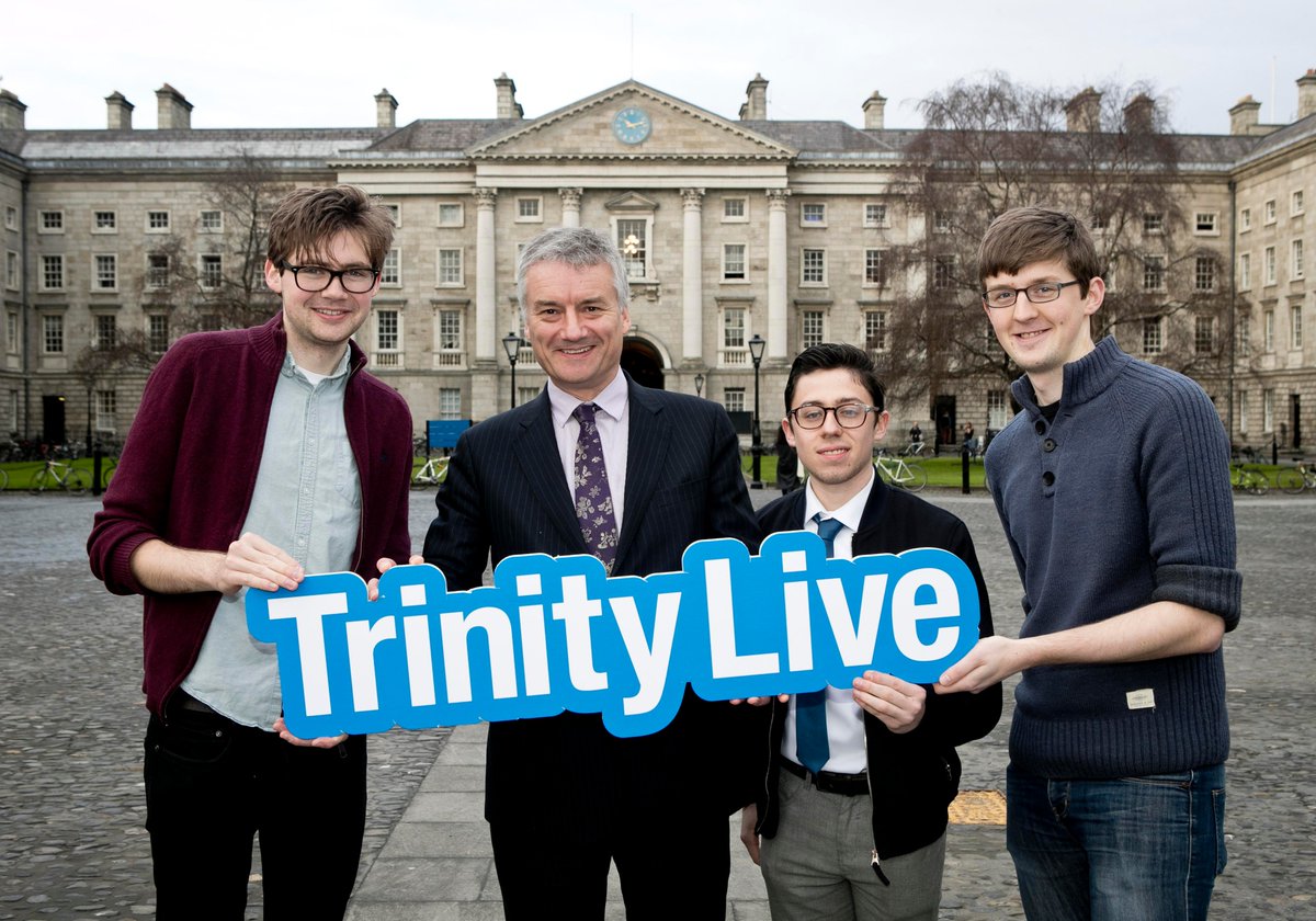 tcddublin's tweet photo. Trinity Live, a new student mobile app designed and developed by students working with @TCDITServices has been launched by Provost @pjprendergast. 

More info at https://t.co/leocUK9Jlr https://t.co/tUopQh0vuc