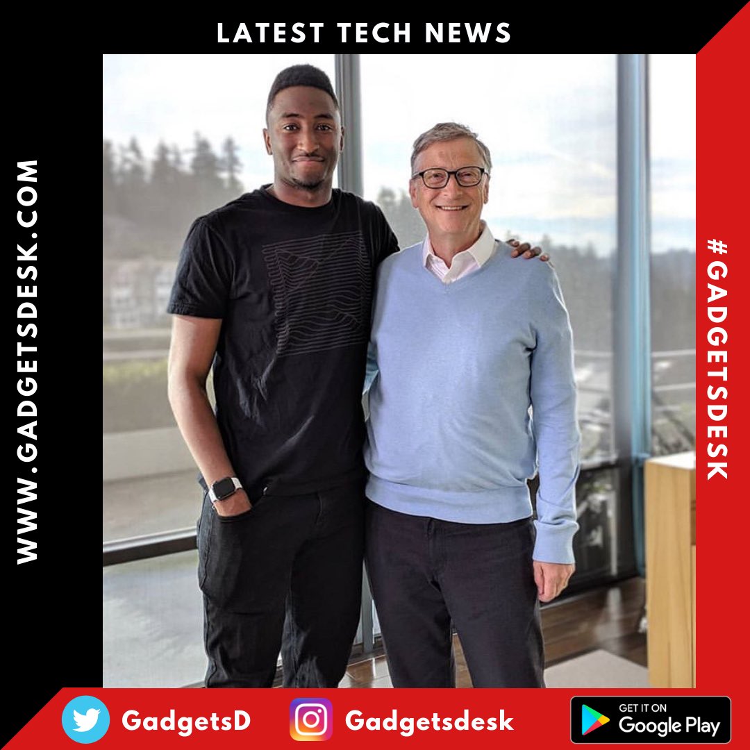 GadgetsD's tweet photo. Top Tech Geeks Together 😍

@MKBHD @BillGates 
#talk #interview #mkbhd #BillGates #trending #gadgetsdesk #technews #Microsoft https://t.co/dYLTgbVodP