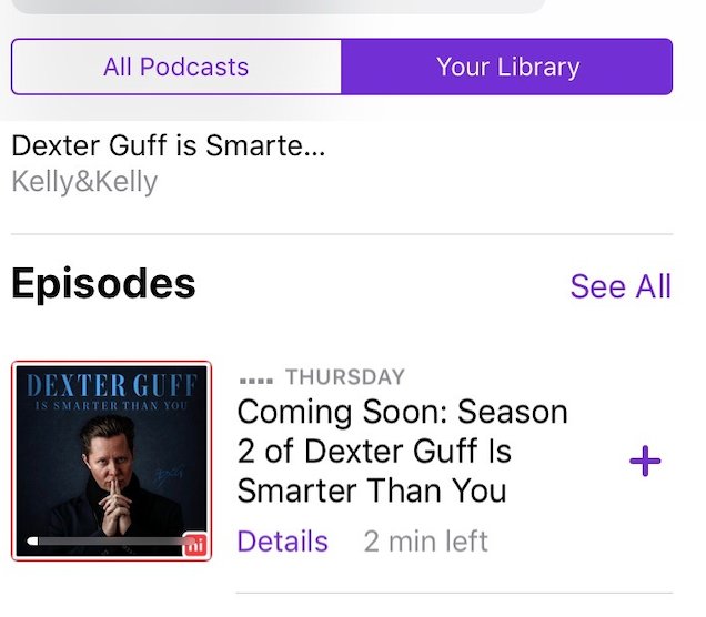 This is beyond exciting. Dexter Guff Season 2 coming soon., Think of all the thought dogs. <a href="/dexguff/">Dexter Guff</a>