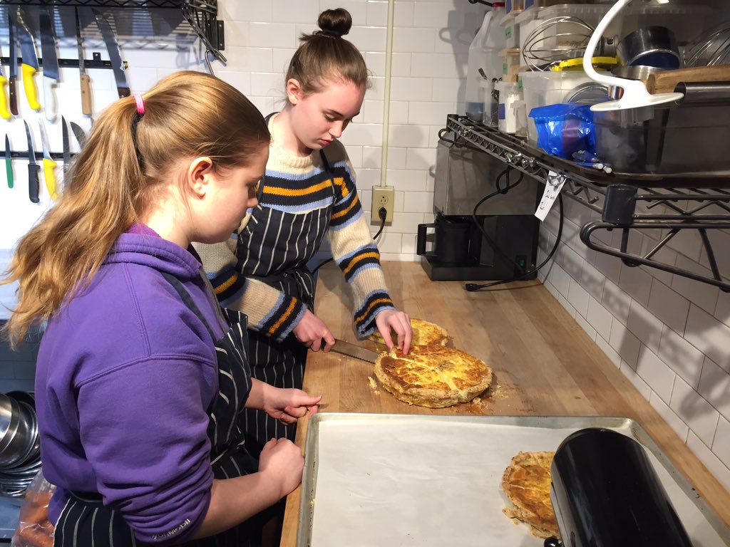 HardyWilhelmena's tweet image. Exciting times at Holy Heart as they launch the Culinary Arts 2019 certificate @Mallard_Cottage Thinking outside the box! @hhmoffice1 @NLESDCA #DeepLearning #studentengagement #culinaryarts