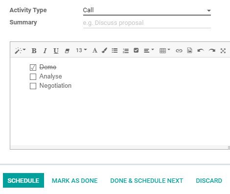 apr_odoo's tweet photo. HTML editor support now checklists #odoo https://t.co/5QGRmWw6QB