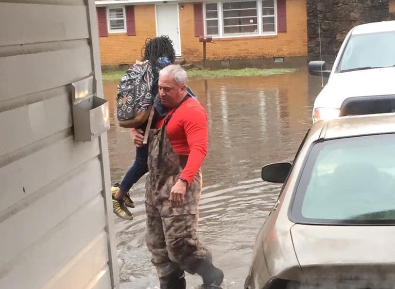 PatrickFraleyg's tweet photo. Another proof of how important Rural School Leaders are. We do what we have to for our kids! My friend, and mentor- operations director @BlySchools , getting kids home with dry feet! @nrea1 #TPRN #ruralschoolsmatter https://t.co/iFUDZSn6zM