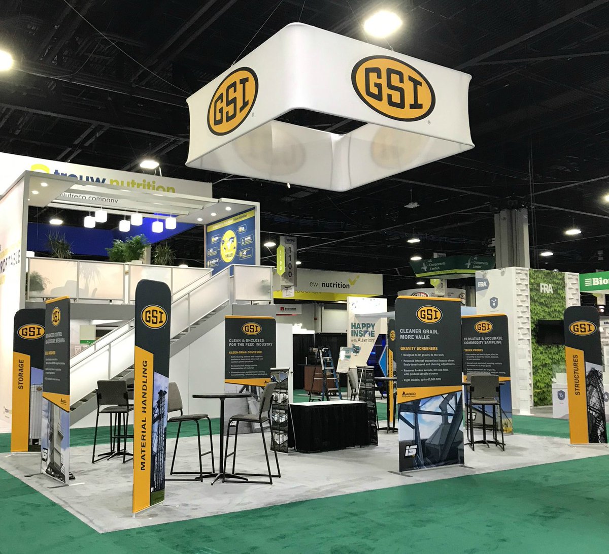 GSI_Grain's tweet photo. The poultry industry's largest tradeshow, @IPPEexpo, is officially open! If you're in Atlanta, be sure to see the GSI team in the Illinois Pavilion in Hall A, Booth 917. 💛🐔 #IPPE #IPPE19 #ProvenAndDependable https://t.co/d5347O56G1