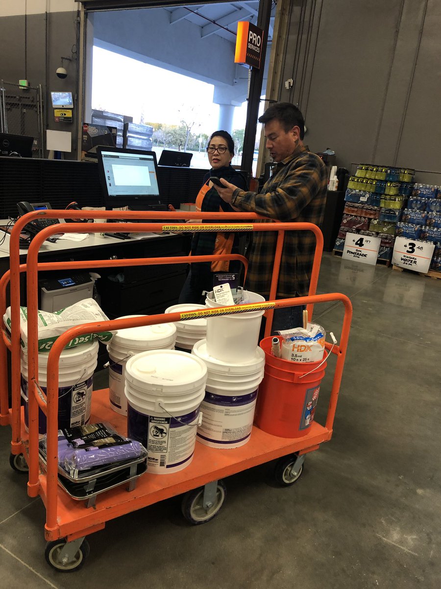 Nice Marquee order to start this morning at the Pomona store #6645! @BehrWestCobos <a href="/Specialty6645/">Specialty 6645</a> <a href="/HomeDepot/">The Home Depot</a>