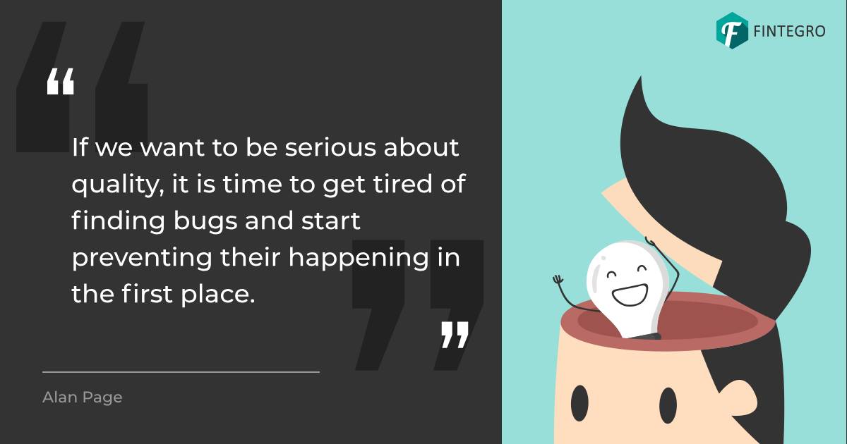 Fintegro_inc's tweet photo. We at Fintegro help you to achieve the highest quality by all means!
#fintegro #findingbugs #qa #quality https://t.co/nOebkMgXPr