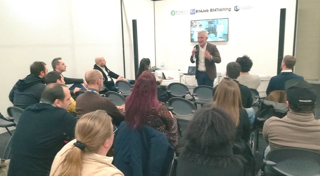 FTurismo's tweet photo. Il settore turistico ed enogastronomico è in continua evoluzione. Per Maurizio Beccafichi dell'#universitadeisapori la formazione è la strada migliore da percorrere per raggiungere il successo #bit4training #Bit2019. https://t.co/kcLJWPooTG