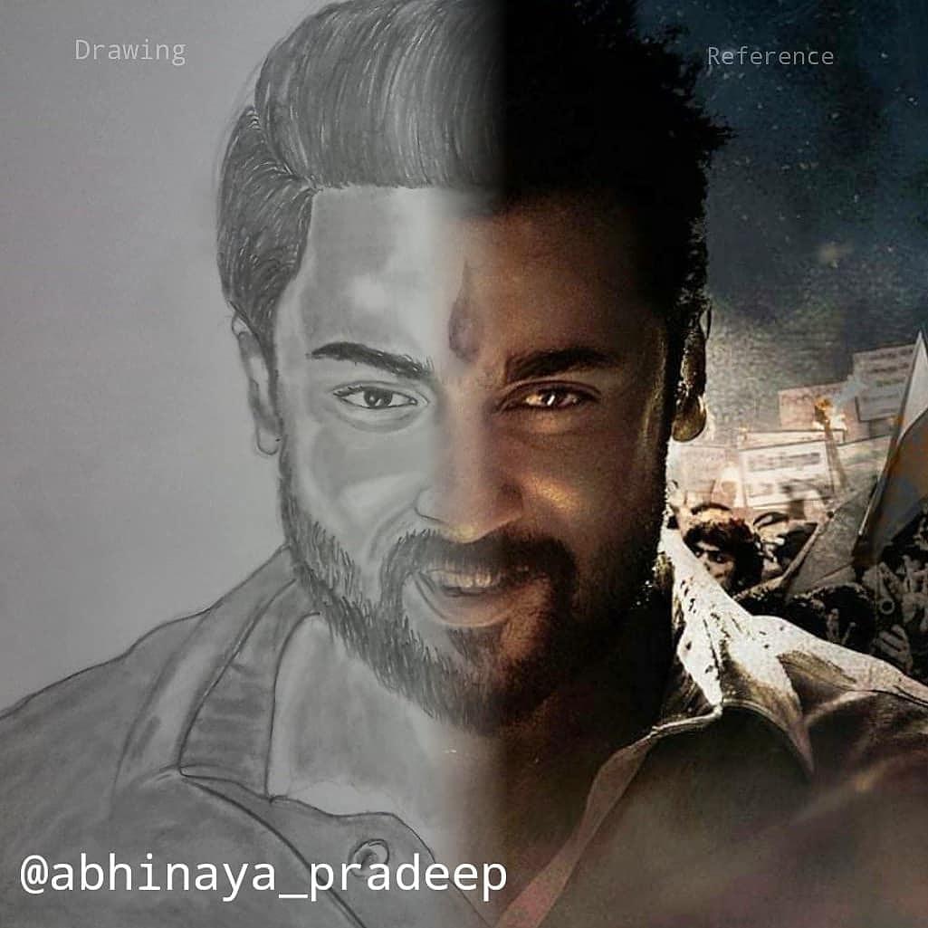 Surya drawing  tollywood  kollywood  drawing art   YouTube