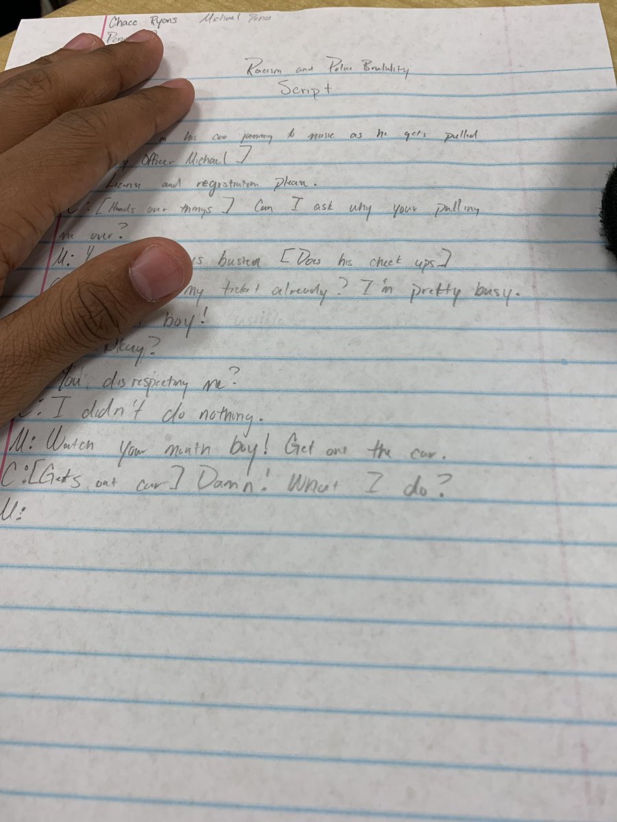 loser11934's tweet photo. My script is coming along nicely for our PSA. #MsForbesPreAP https://t.co/o7m1MkSXTA