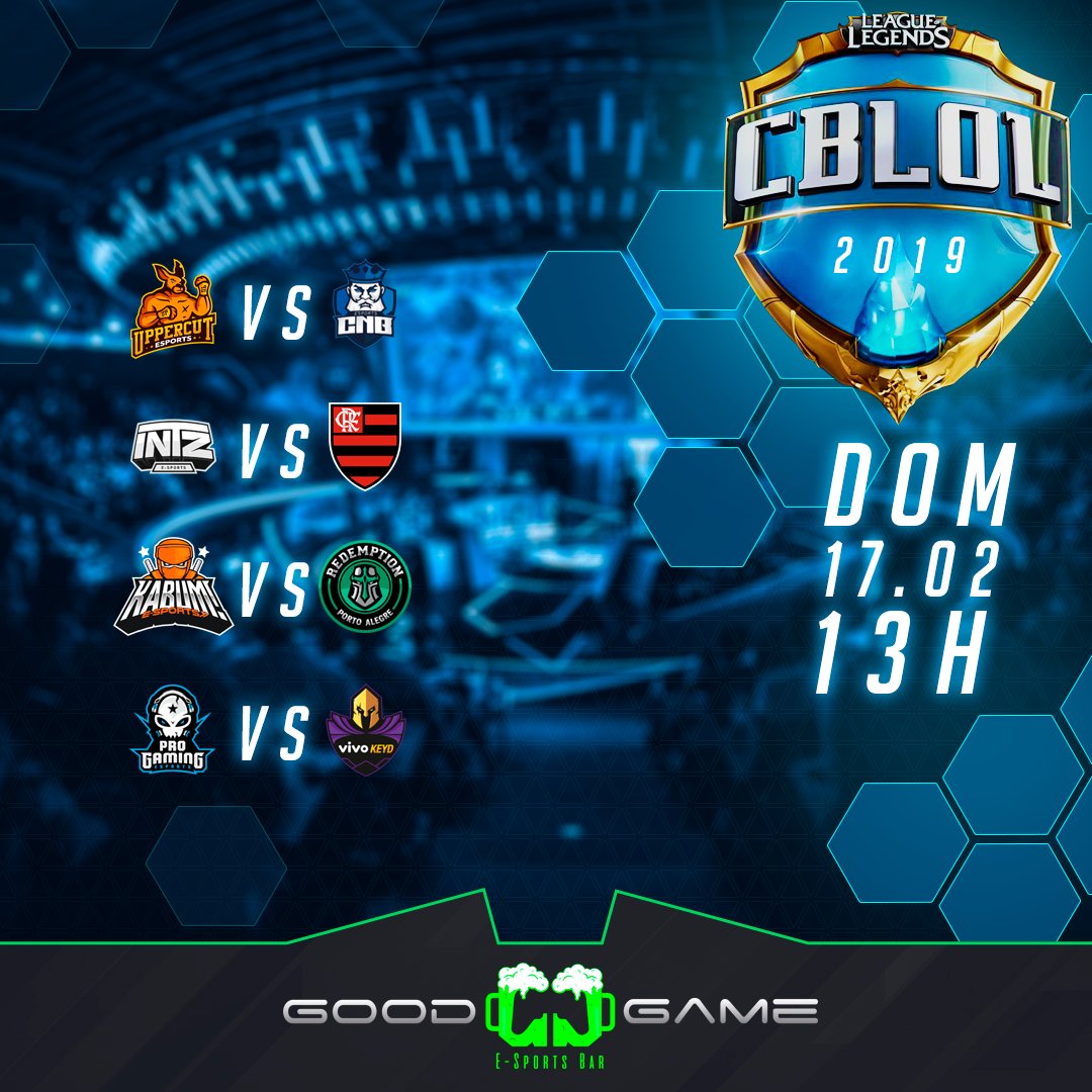 ggesportbar's tweet photo. Final de semana com #CBLoL é aqui no GG. Venham torcer junto com a gente.
Lembrando que se você vier uniformizado ganha desconto no seu drink 🍹
#GoodGameBar #GGbar https://t.co/HGYsMV5RM3