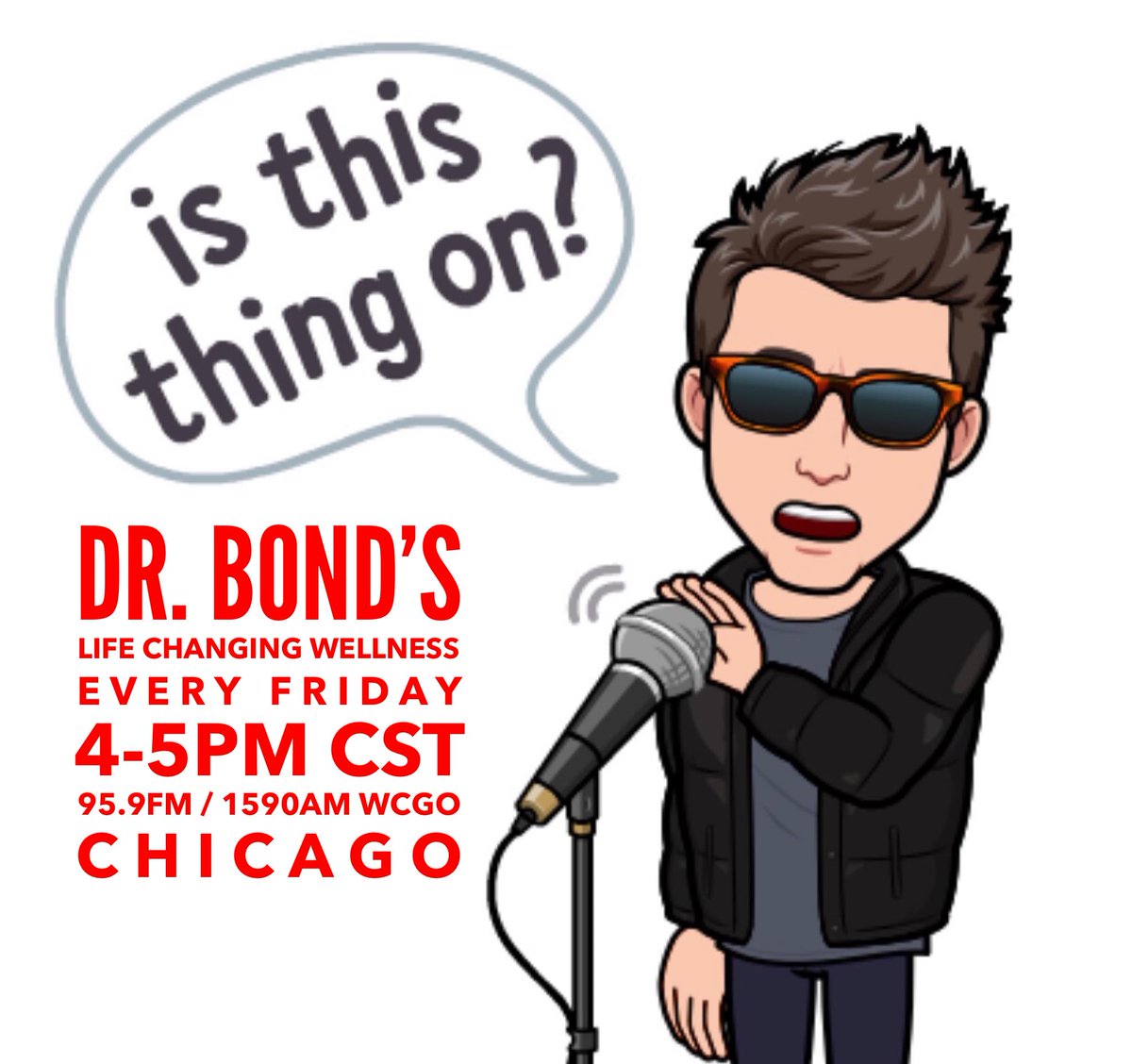 DrWardBondTV's tweet photo. Check out our radio show in Chicago on 95.9FM /@1590WCGO and our #podcast on RadioMD at https://t.co/I4IFUGUtEA #LifeChangingWellness #radioshow #naturalhealth #healing #medicine #celebrity #selfimprovent https://t.co/DgU7uIZusO