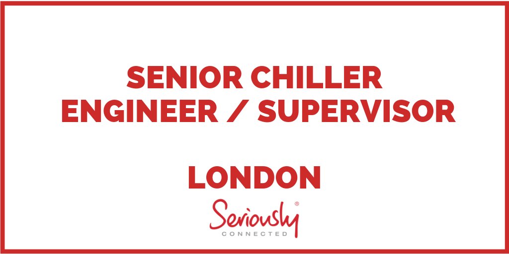 captainconnect's tweet image. Currently seeking a Senior Chiller/Supervisor
With a great salary of £50K
Check the link: bit.ly/SeniorChiller?…
Get in touch with Sam Young on 0161 870 2131 or samyoung@seriouslyconnected.co

#chillers #airconditioning #turbocor
#newjob #recruitment #london #seriouslyconnected