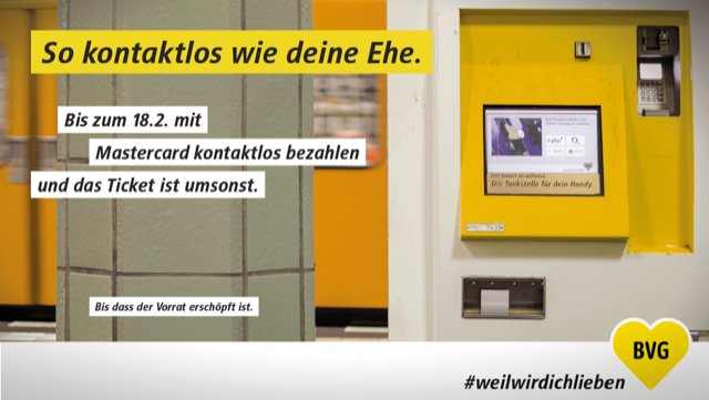 Weil wir dich lieben BVG_Kampagne Impressum News, Informationen