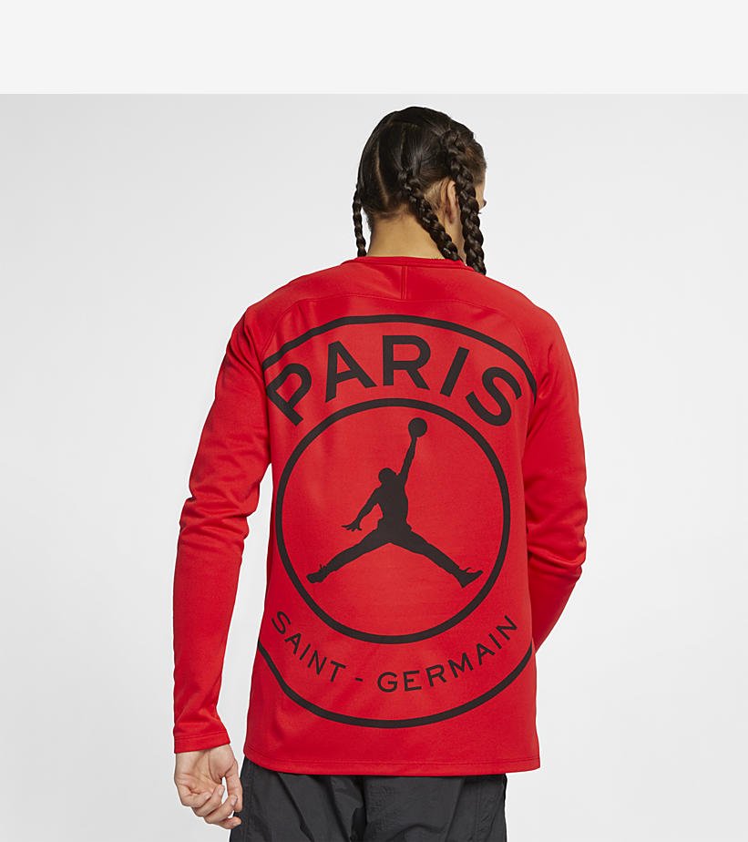 psg x jordan long sleeve