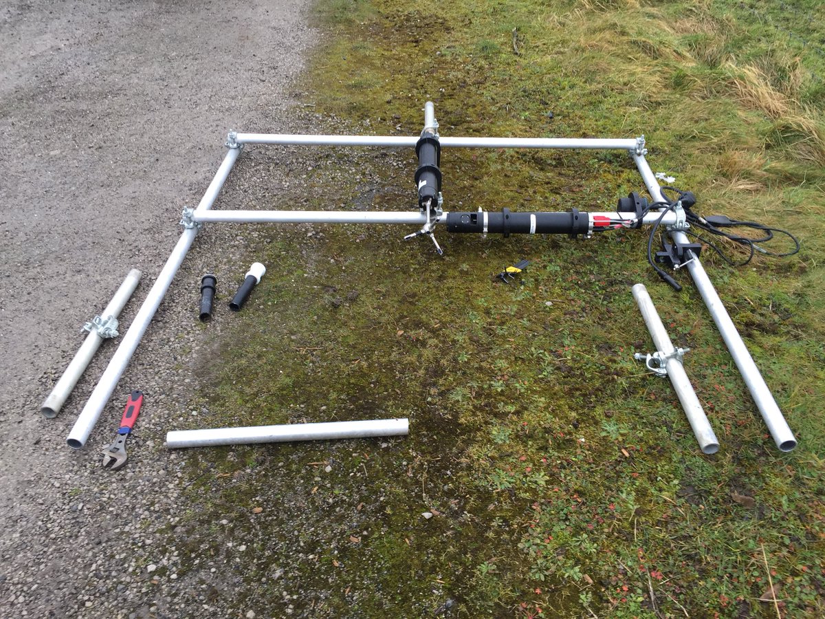 The new streamlined frame L. Should  scour less than last time. #morecambe