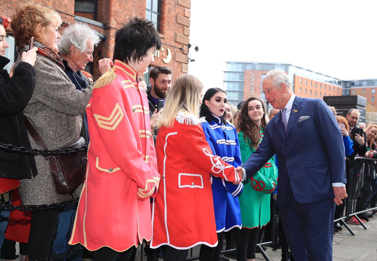 ClarenceHouse's tweet photo. Thank you for having The Prince of Wales and The Duchess of Cornwall to visit today in Merseyside, especially those who came out to say hello. 
Find out more about the #RoyalVisitMerseyside here: https://t.co/H3yUxtdS85 https://t.co/Gipz7J94yH