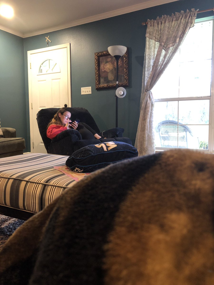 KaitlynT15's tweet photo. We’re literally 10 feet away from each other looking at our phones, and yet every time we see something funny we just tag each other in it instead of showing each other. #webetired #webelazy @solonglibby https://t.co/73Rt7bJ1gu