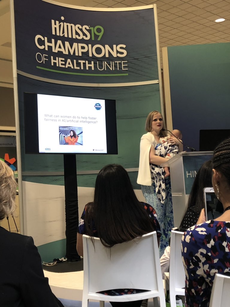 SammeFulk's tweet photo. #WomeninHIT #HIMMS19 #Balanceforbetter  #womenempowerwomen #WomeninTechChat https://t.co/e3ot0cZa4Y