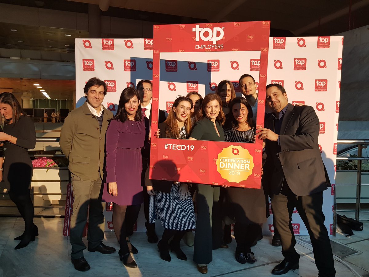Los mejores compañeros de Cigna España. ¡Somos Top Employer! #TECD19