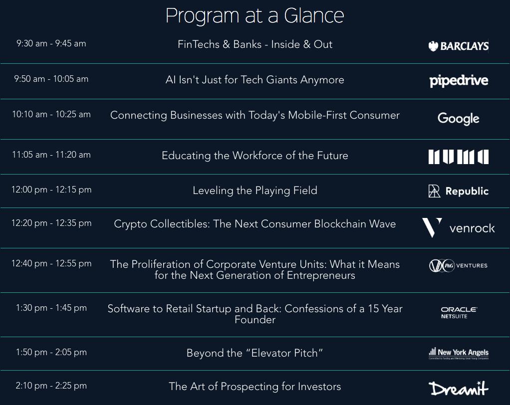 digitalnyc's tweet image. .@Barclays, @pipedrive, @TheNYAngels, @dreamit &amp;amp; more! @TechDayHQ announces its speaker list for #TechDayTalks for NYC 2019. Register today! techdayhq.com/new-york/atten…