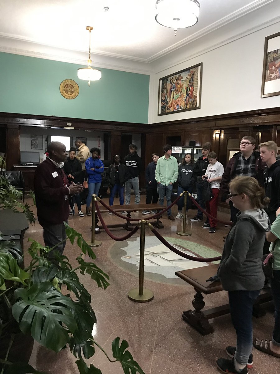 melissalewis08's tweet photo. 9th and 10th grade AVID touring Talladega College and then CACC today! Great kids with great questions for the tour guides. #scsaggies https://t.co/mDDWv4zLXY