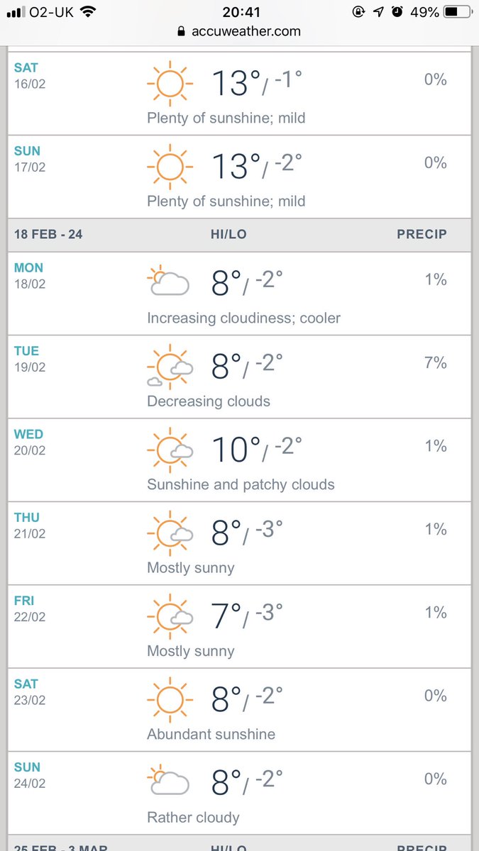 glenlolaski's tweet photo. I think we’re in for the blue sky week of our lives #GCSki ☀️ 🏔 @GlenlolaSchool @glenlolaski https://t.co/msmNEykxkF