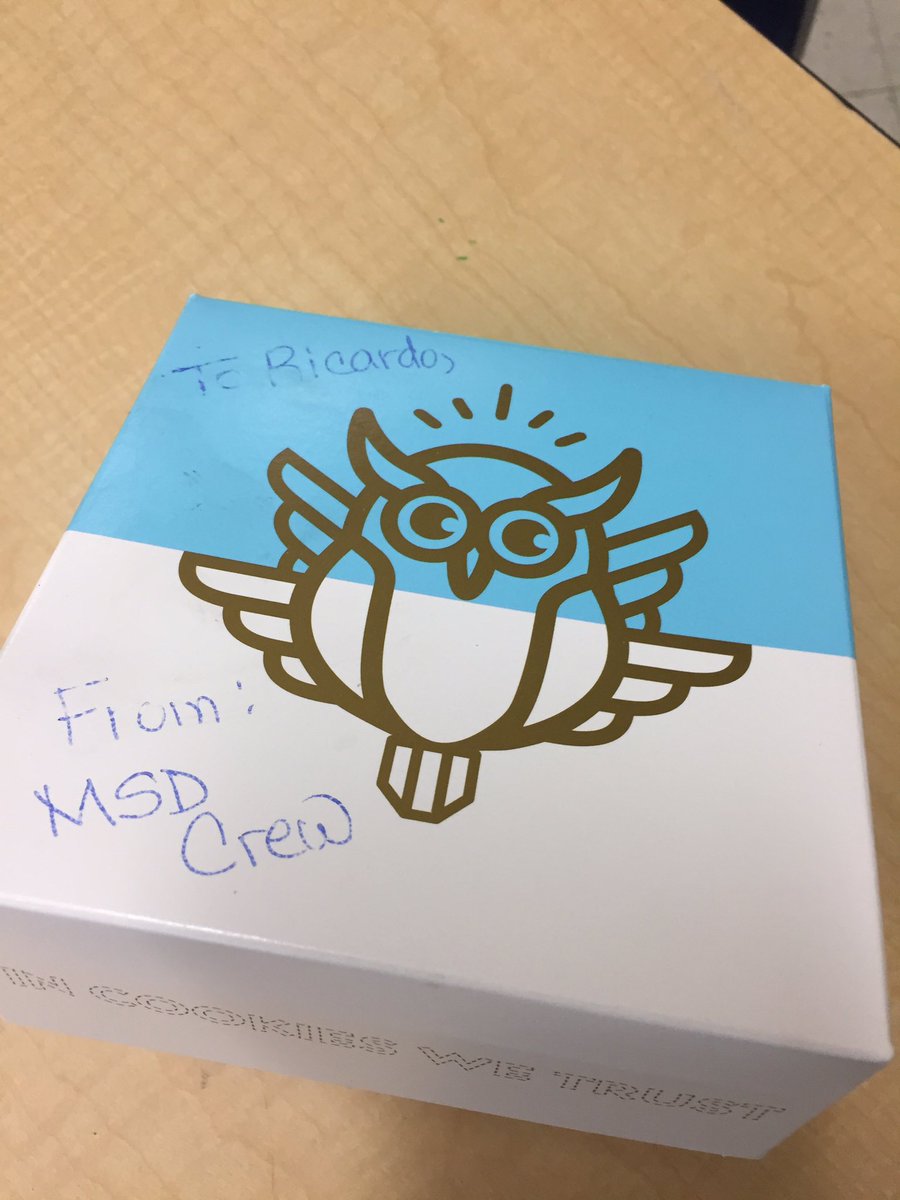 ssgtmath's tweet photo. When the teachers like your @pearson Science PD, they get you cookies! Thank you @MSDElem ! https://t.co/FWak5wHIOm