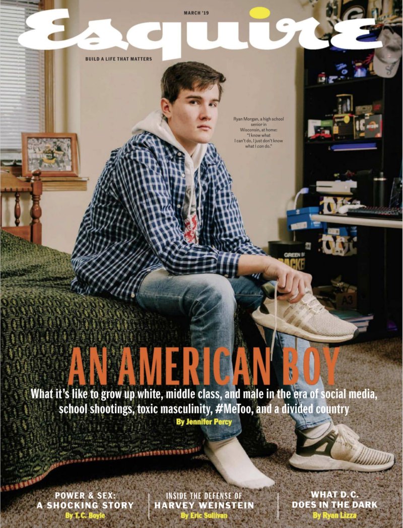 That @Esquire cover.  @JayFielden: "feminazis" "black people" "fags"--white boys have been complaining about “change” for a good 25 yrs now-- reread the Columbine diaries.  That mania to understand “the American Boy” is caught up in your *own* white-picket-fence nostalgia