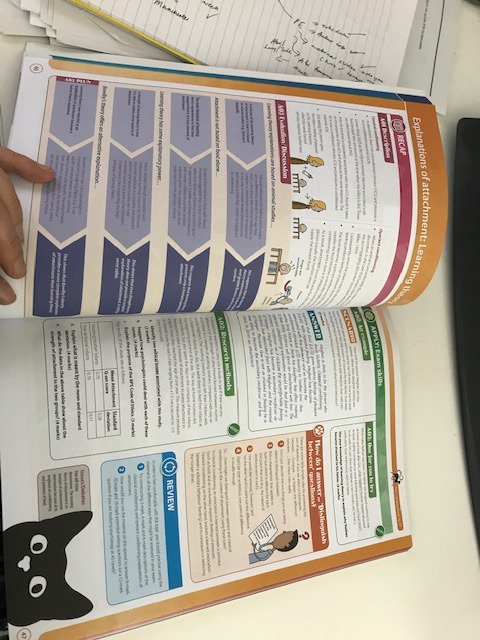 schrecal's tweet image. So excited to see our gorgeous new  #aqapsychology revision guide. Brilliant work from our fabulous authors Mike Cardwell and Rachel Moody @psywonder  Check out those cartoons too.