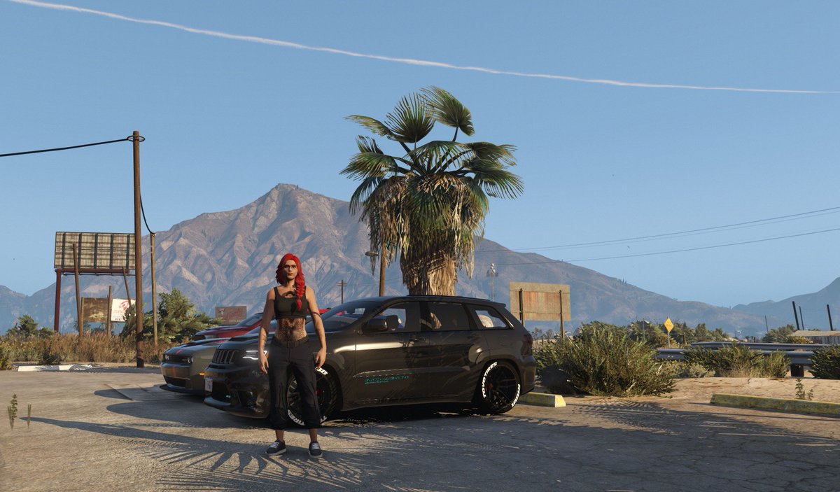 k3lly_Gaming's tweet photo. Loads of fun in last nights patrol on #LonelyIslandRP when #MariaRamos got a Jeep DemonHawk and did a #MOPAR meetup at the YellowJack.  #KellyCaliber was out causing some trouble in Los Santos and #AmandaRifle and #ErinGonzalez (@GokuRPOfficial) worked DPS and arrested @Bear_409. https://t.co/Ah19dYIb0i