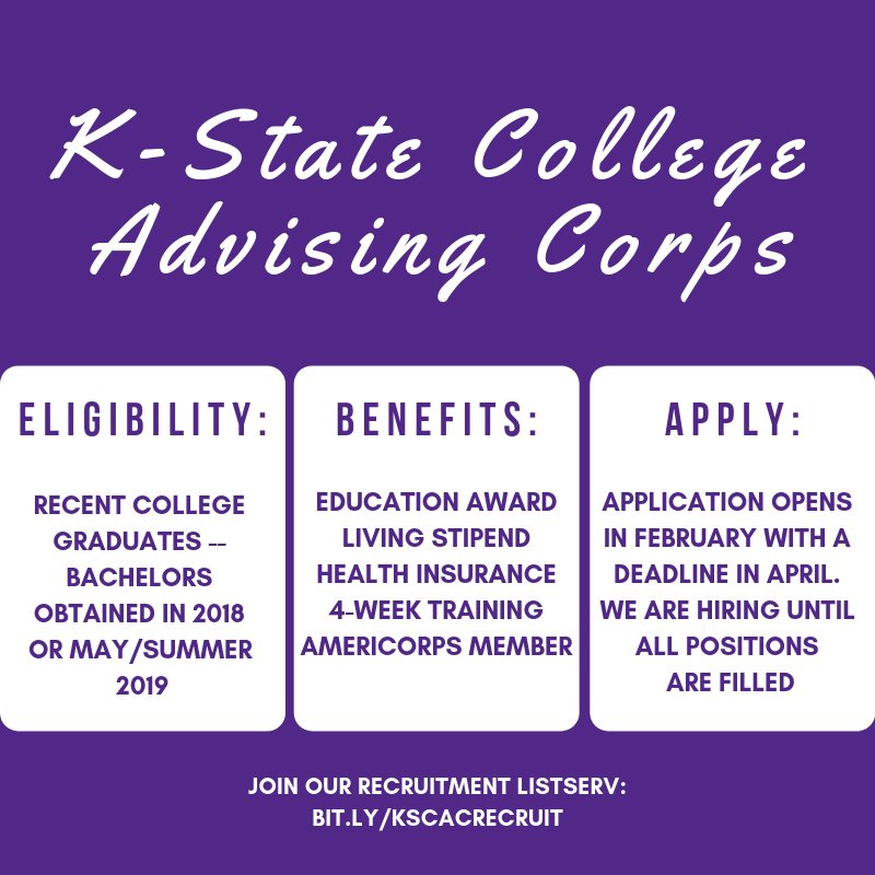 Kansas State College Advising Corps tweet media