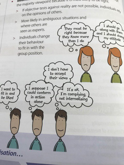 schrecal's tweet image. So excited to see our gorgeous new  #aqapsychology revision guide. Brilliant work from our fabulous authors Mike Cardwell and Rachel Moody @psywonder  Check out those cartoons too.