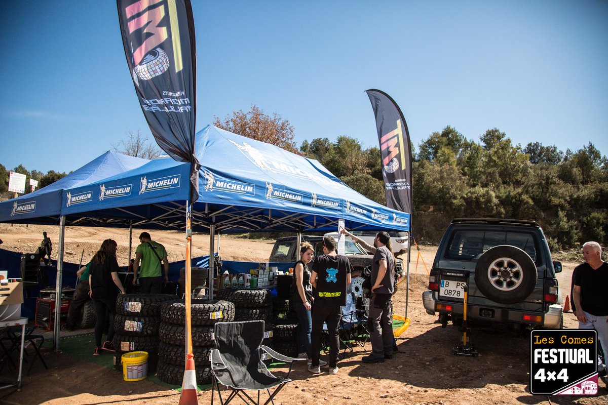 Antes y después de venir a Les Comes pon tu vehículo apunto con neumáticos Morros Trullas! 

La empresa dará el servicio de control de presión de neumáticos a todos los participantes.

ℹ️ lescomes4x4festival.com/catala-control…

Web Morros Trullàs: morrostrullas.com