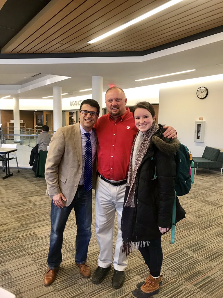 Always great to be <a href="/BryantUniv/">Bryant University</a> &amp;  get to see Intern Convert; <a href="/amyysull/">Amy</a> &amp; <a href="/BryantCOB/">Bryant Univ. COB</a> Professor <a href="/michaelaroberto/">Michael A. Roberto</a>  #WorkSomewhereYou❤️ <a href="/bryantcareer/">Bryant Career Center</a>