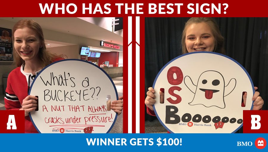 CreaseCreatures's tweet photo. Who had the best @CreaseCreatures sign last Saturday night? Retweet for A, Like for B. Winners will be contacted Thursday! https://t.co/5fDMyrvd7C