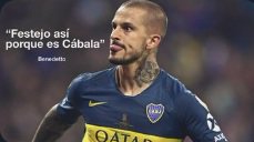Reporte_Futbol's tweet photo. El Pipa Benedetto sobre su festejo de la lengüita contra Montiel en el Bernabeú. https://t.co/gDcc6pIrtG