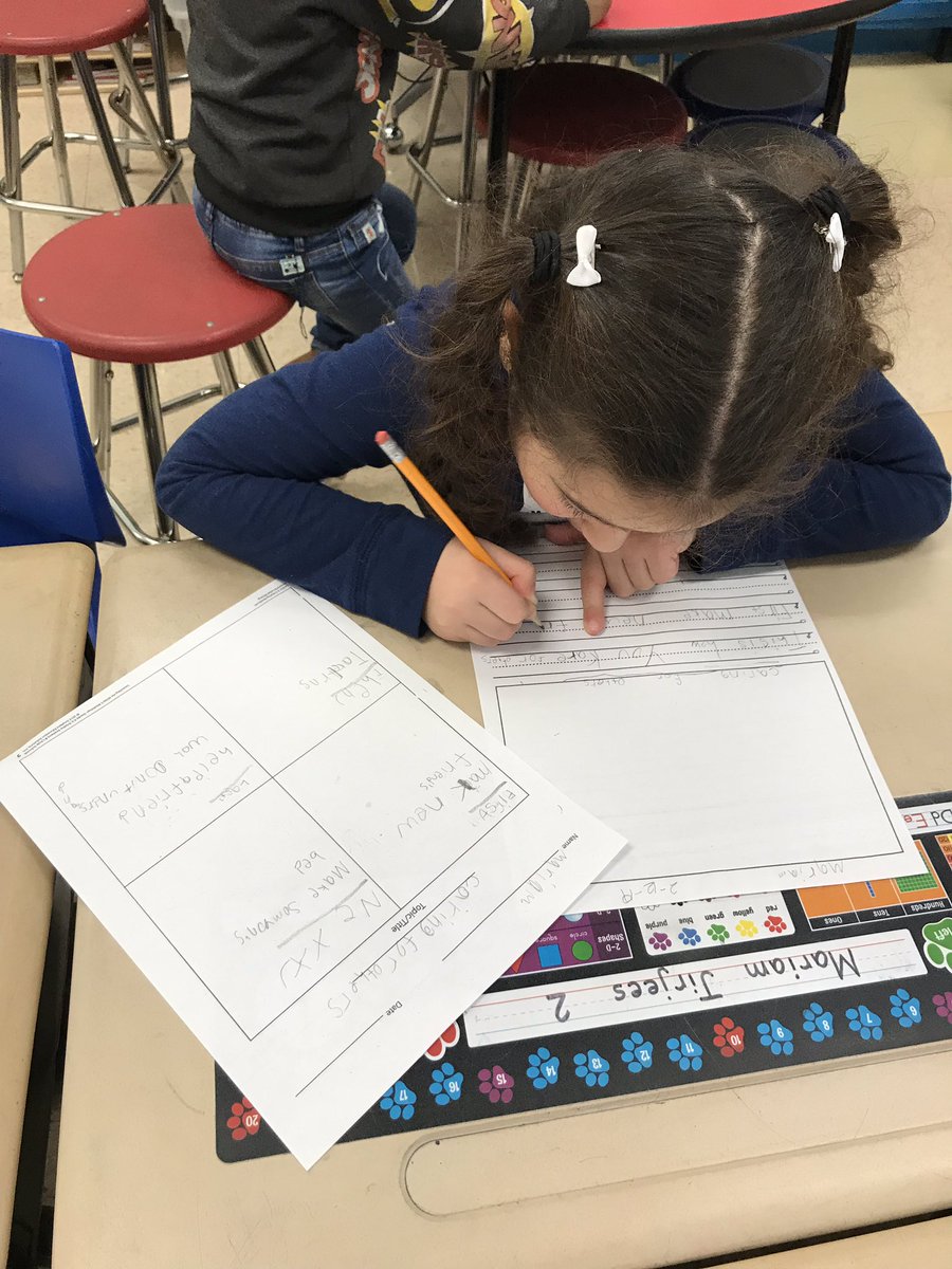 Writing an expository piece about how we are kind to others. #weare44 #madison44 #kindnesscounts