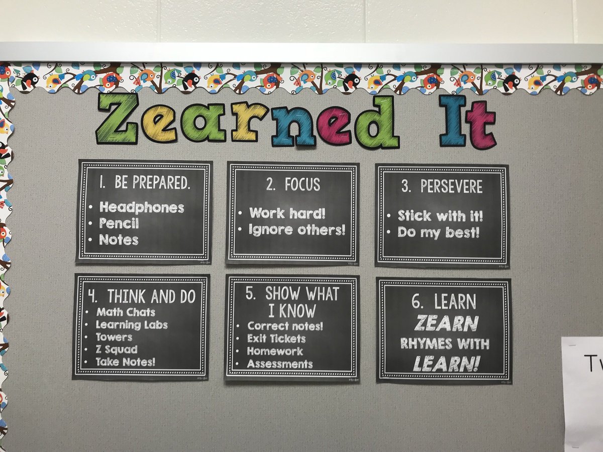 zearned's tweet photo. 1, 2, 3, 4, 5, 6... We 💛 these steps that help set Ss up to #ZearnIt every single day! #TuesdayThoughts #TeacherTip https://t.co/NoSvtuJIU1